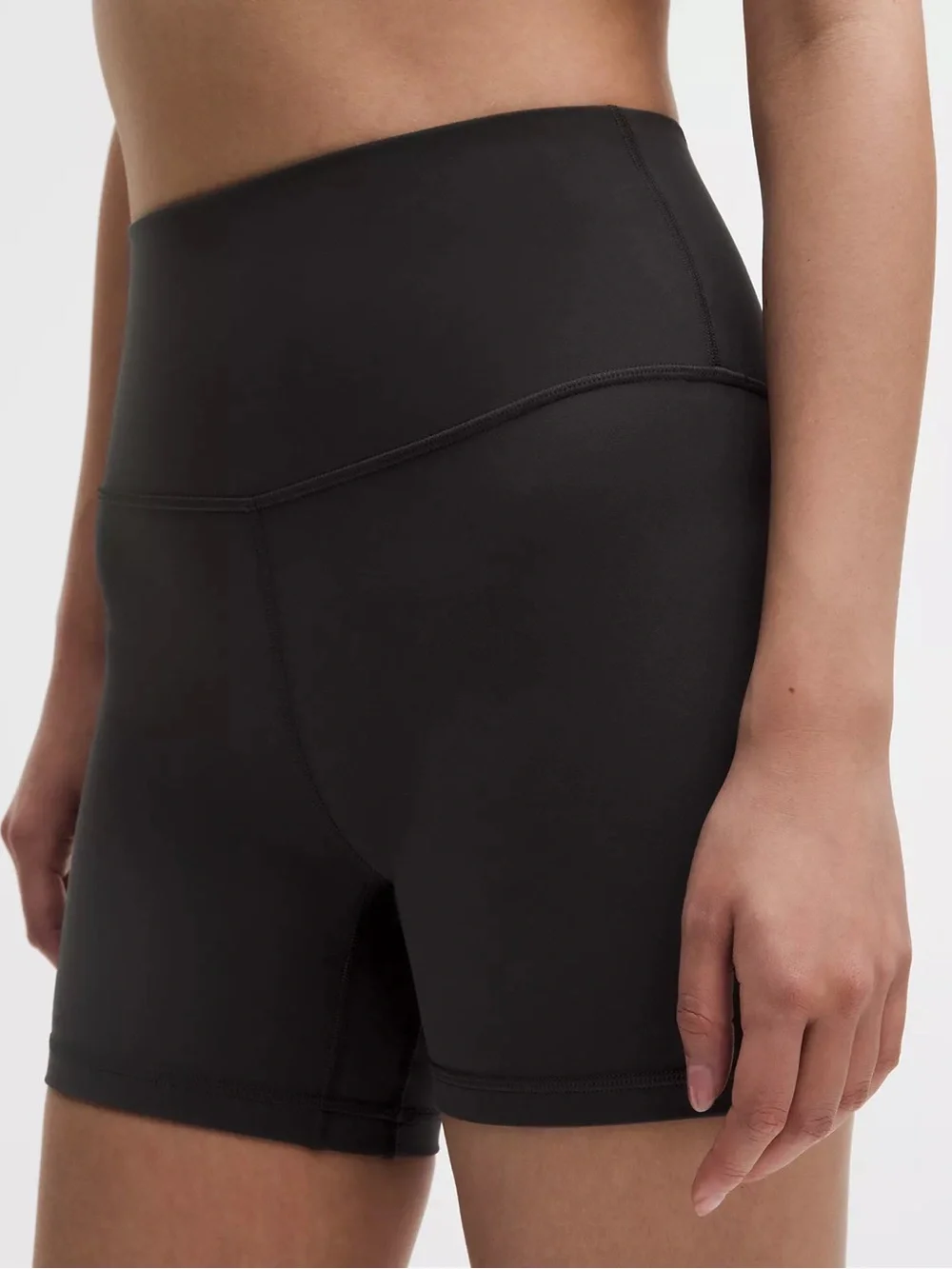 lululemon athletica Women's Black High-Rise Bike Shorts